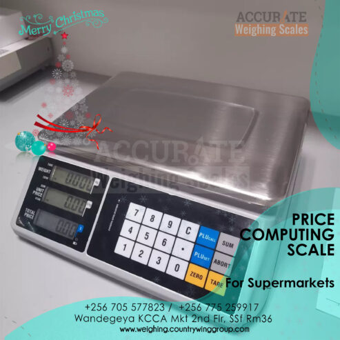 precise price computing scale with 24/7/365 days operation