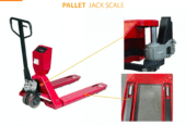 Pallet weighing scales of 5g divisions in store at supplier