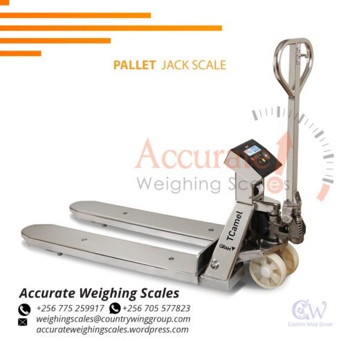 Pallet jacks scales with 240V power source directly from USA