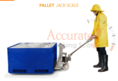 Pallet jacks scales with a platform of 1150x540mm in Lira