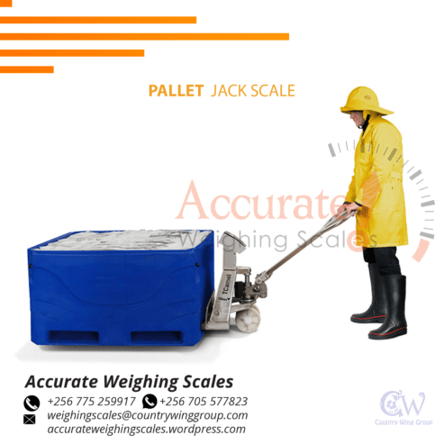 Pallet jacks scales with a platform of 1150x540mm in Lira