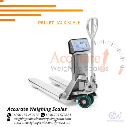 Pallet jacks scales with a platform size of 1250x840x80mm