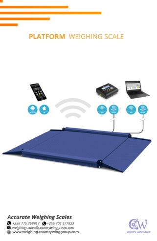 Quality assured heavy-duty platform weighing scale