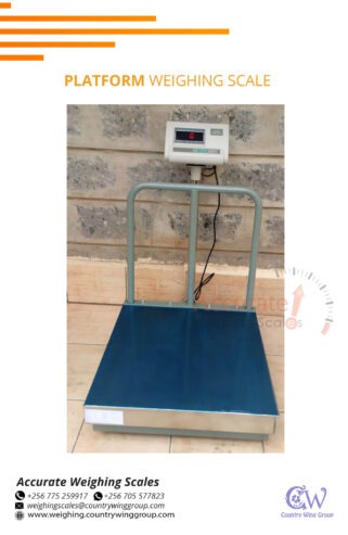 Large digital bench platform weighing scales at affordable