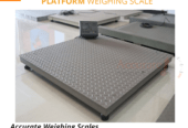 Heavy digital metal industrial platform weighing scale