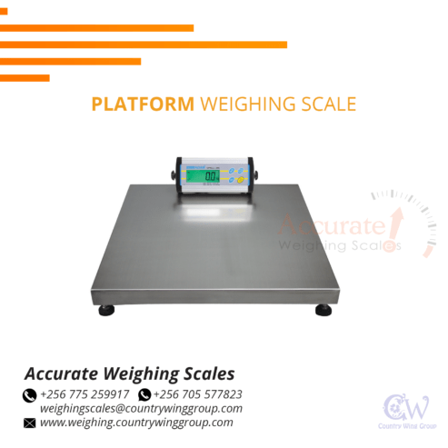 stainless-steel heavy-duty platform weighing scales