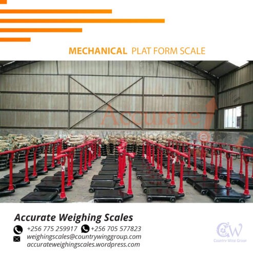 mechanical steelyard platform heavy duty scales at 200 kg