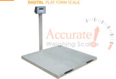 Universal low-profile floor platform weighing scales