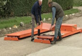 Electronic weighbridge scales for containers truck load