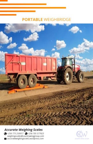 High accuracy up to 10,000e concrete weighbridge