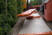 Strong H-beam structure weighbridges for easy loading