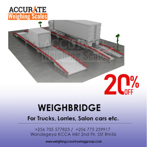 Weighbridge car scales with earthing wiring system