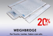 Weighbridge car scales with concrete blocks construction