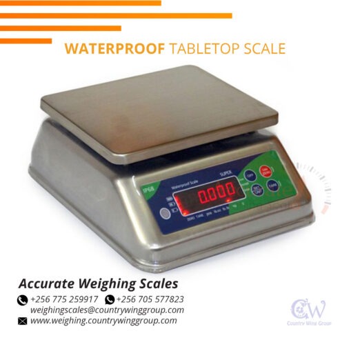 moisture and dirt proof weighing scale with digital display