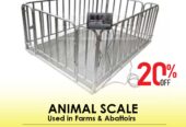 Galvanized mild steel plate animal weighing scale