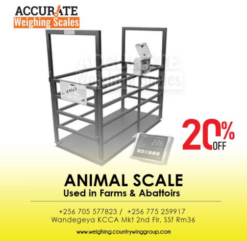 animal weighing scale with bottom protect plates by animal