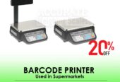 Table top type price barcode printing scale with PC software