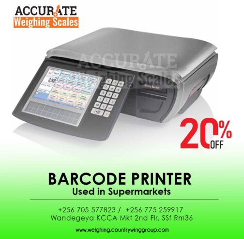 Barcode label printer Scale for supermarkets in Kampala