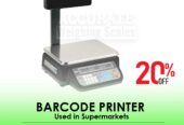 User friendly barcode printing scale at supplier shop