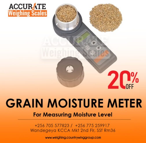 Digital moisture tester for over 25 grain species