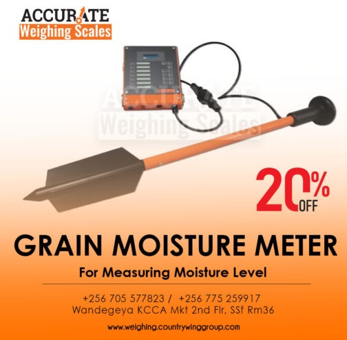 test for moisture in Cocoa, Rice, Maize, beans, sorghum Wood