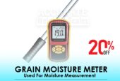 Reliable user-friendly grain moisture meter at harvest seat