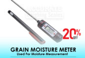 Digital grain moisture meter with probe length 200mm