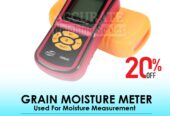 Grain moisture meter for over 8 grain varieties