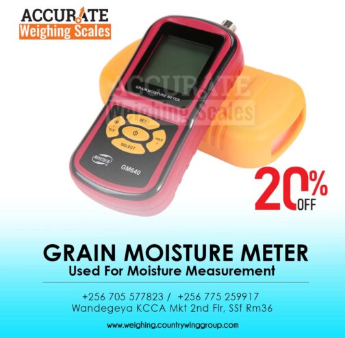 Grain moisture meter for over 8 grain varieties