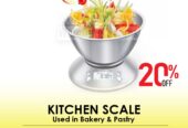 Digital Kitchen Scale Stainless Steel with High Accuracy