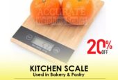 kitchen weight scale with durable stainless steel design