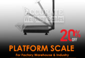 Quality and efficient light duty platform weighing scale