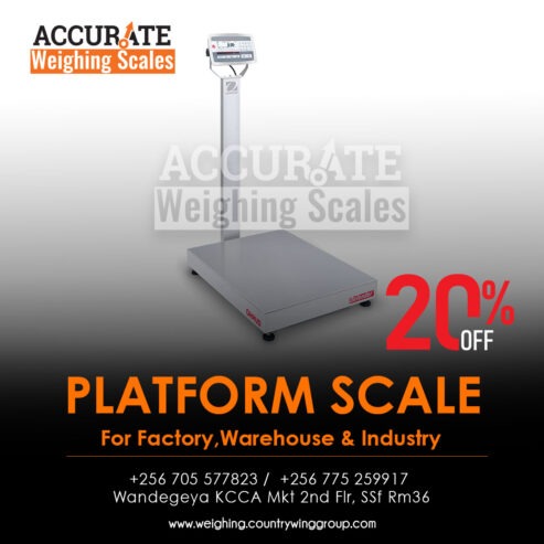 Need for light duty platform scales to be properly calibrate