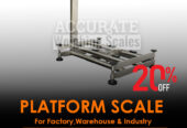 Supplier of light-duty platform weighing scales with A12 dis