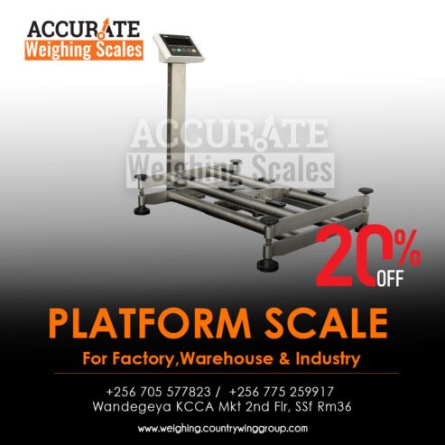 Supplier of light-duty platform weighing scales with A12 dis