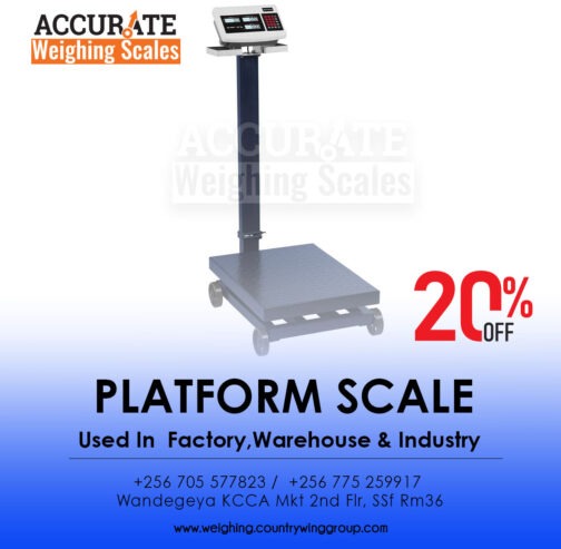 Licensed light-duty platform weighing scale for trade