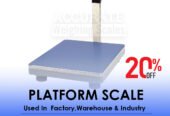 Affordable checkered light duty platform weighing scales