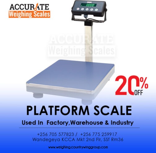 Affordable checkered light duty platform weighing scales