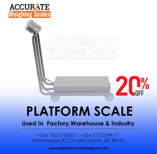 Platform scales designed for light duty measurements