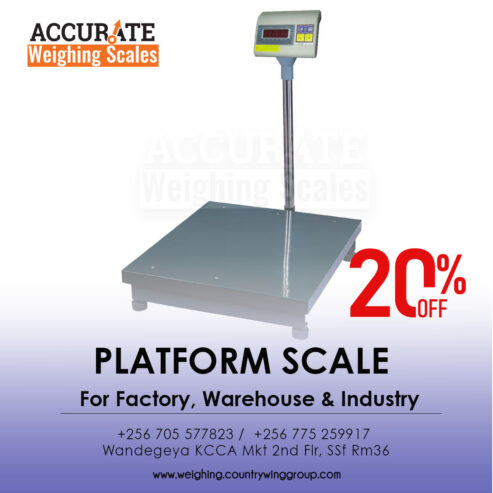 Standardized platform weighing scales for trade Kampala