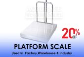 brand-new 100kg platform weighing scale built for commercial