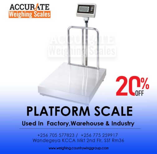 brand-new 100kg platform weighing scale built for commercial