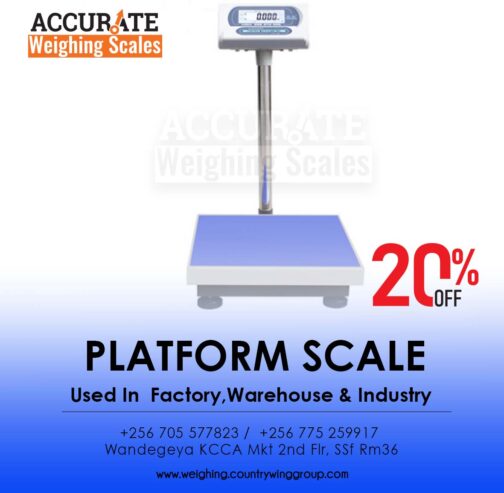 Embrace our scales standards by purchasing platform scales