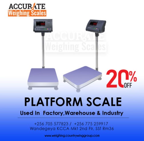 Worthy light duty platform weighing scales for commercial