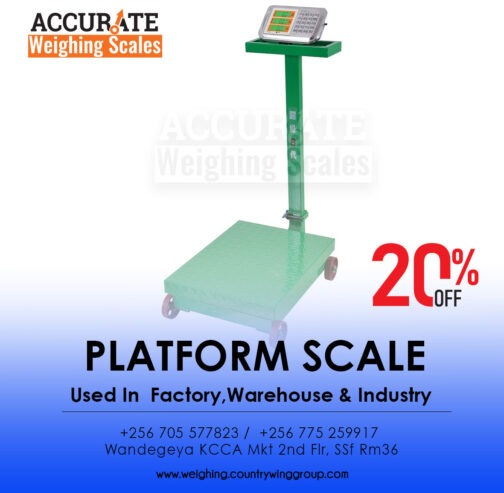 Certified shop for user-friendly platform weighing scale