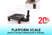 Improved waterproof light duty platform weighing scales