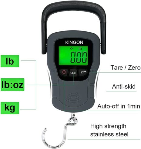 User-Friendly electronic luggage scales