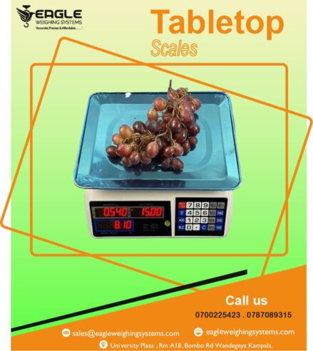 Tabletop Weighing scales price range in Uganda+256 700225423