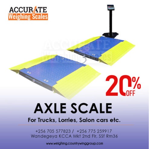 User friendly operation interface axle trucks scales