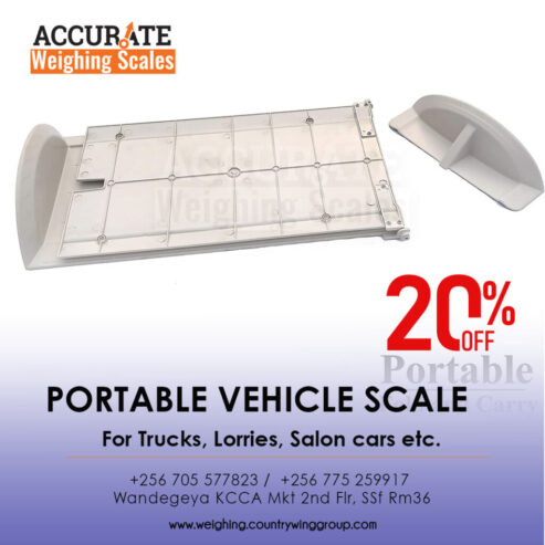 Aluminum alloy platform axle vehicle scales